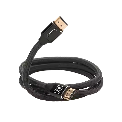 Cabo HDMI ultra HD 8K 144Hz em 4K CEC ARC Versão 2.1 48Gbps 2 metros Fitter FHB2